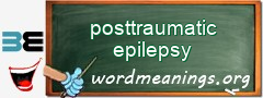 WordMeaning blackboard for posttraumatic epilepsy